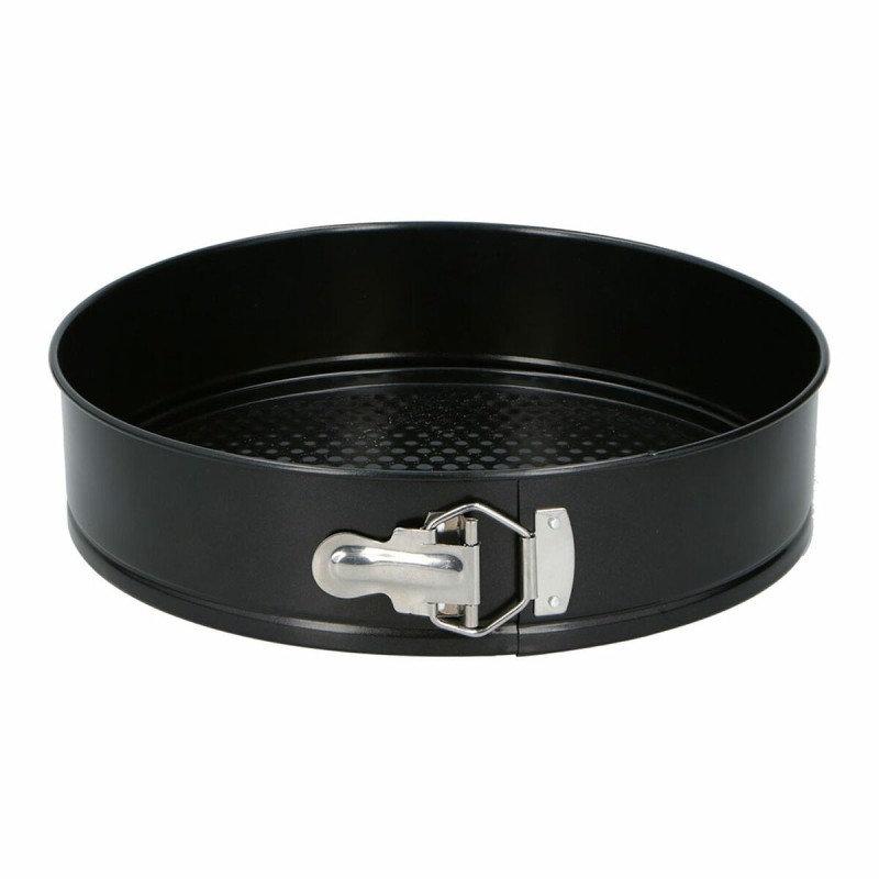 Stampo per Torte Alpina Antiscivolo Rotondo Nero Acciaio Ø 28 x 6,7 cm Stampo per Torte Alpina Antiscivolo Rotondo Nero Acciaio Ø 28 x 6,7 cm