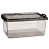 Scatola portaoggetti con coperchio Kipit TP547-2 Antracite Plastica 22 L (6 Unità)