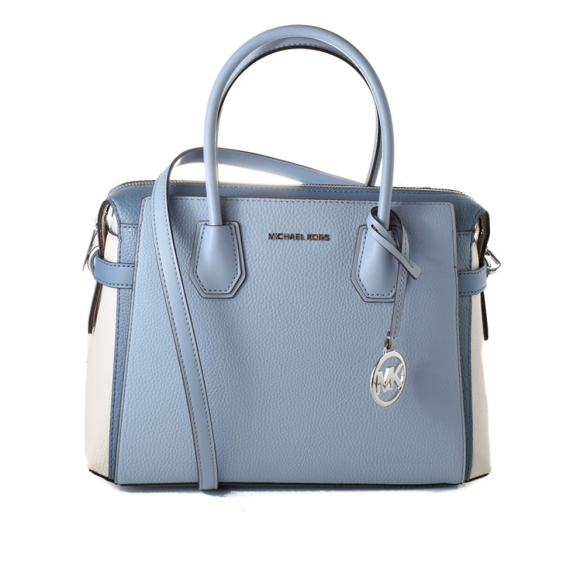 Borsa Donna Michael Kors MERCER Azzurro 30 x 23 x 10 cm Borsa Donna Michael Kors MERCER Azzurro 30 x 23 x 10 cm
