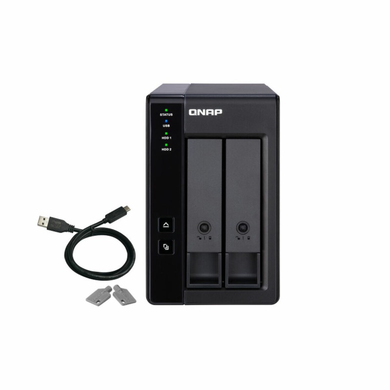 Memorizzazione in Rete NAS Qnap TR-002 Nero Memorizzazione in Rete NAS Qnap TR-002 Nero