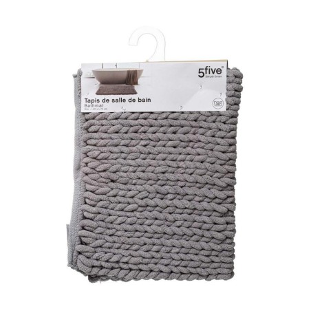 Tappeto da bagno 5five Simply Smart Grigio Poliestere 50 x 75 cm
