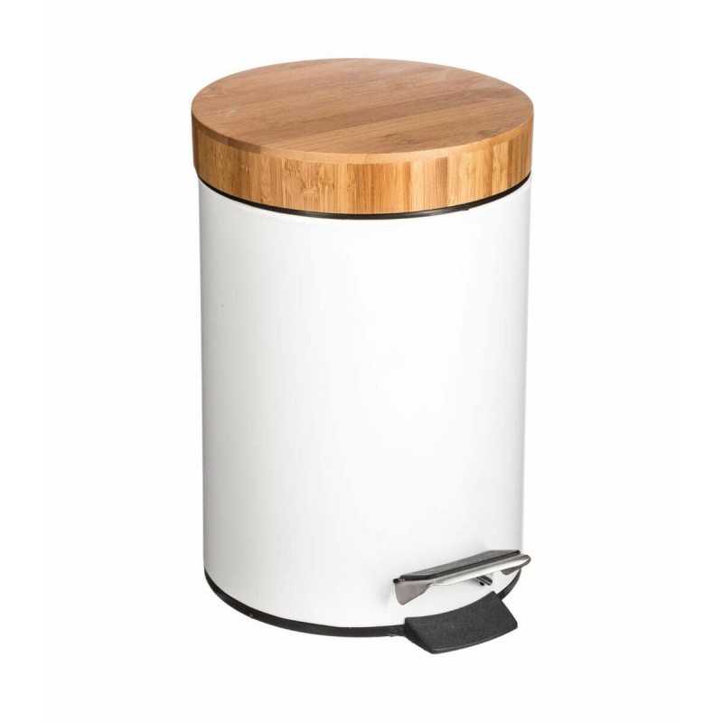 Cestino a pedale 5five Simply Smart Natureo Bianco Naturale 3 L Cestino a pedale 5five Simply Smart Natureo Bianco Naturale 3 L