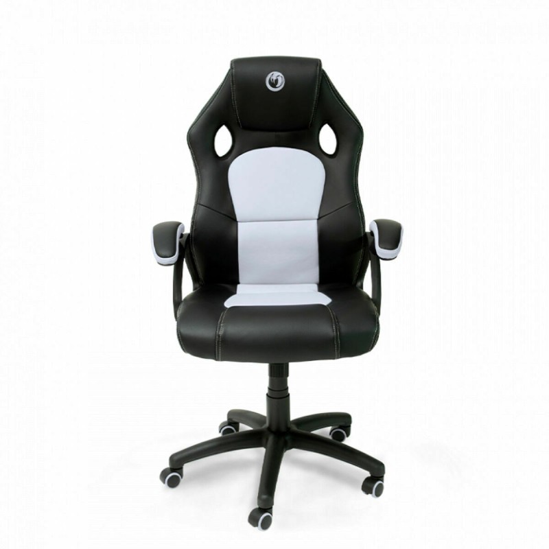 Sedia Gaming Nacon PCCH-310WHITE Bianco Nero Nero/Bianco Sedia Gaming Nacon PCCH-310WHITE Bianco Nero Nero/Bianco