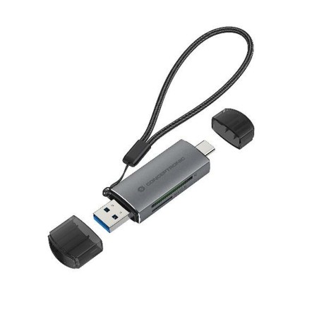 Lettore di Schede Esterno Conceptronic 110530607101 Grigio (1 Unità)
