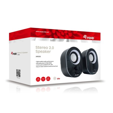 Altoparlanti PC Equip 245333 Nero Nero/Bianco 3 W