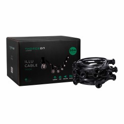 Filo di luci Thorgeon Nero 2000 W 50
