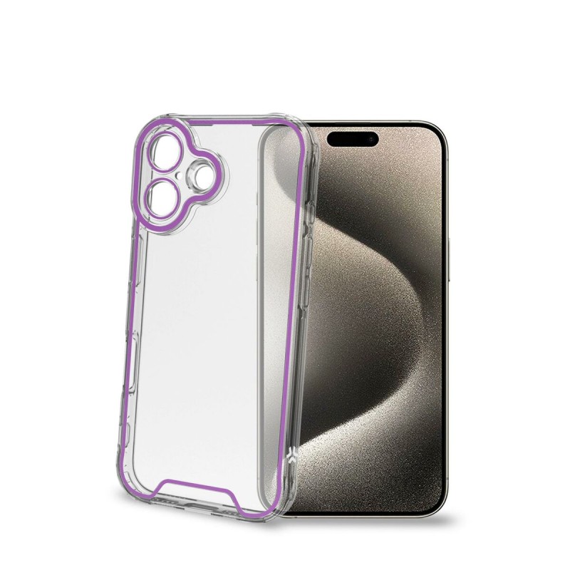 Custodia per Cellulare Celly IPHONE 16 Trasparente Custodia per Cellulare Celly IPHONE 16 Trasparente