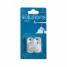 Supporto per asta dell'armadio Stor Planet Cintacor Bianco Ovalada 15 x 25 mm (2 Unità)