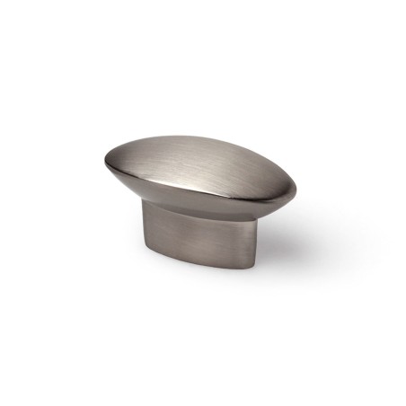 Pomo Rei 743 Metallo 41 x 19 mm Raso nichel 4 Pezzi
