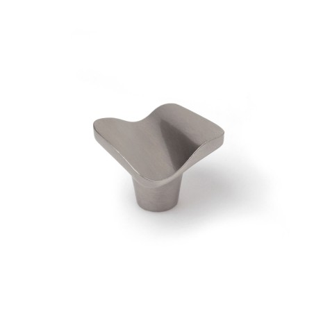 Pomo Rei 749 Metallo 32 x 31 mm Raso nichel 4 Pezzi