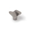 Pomo Rei 749 Metallo 32 x 31 mm Raso nichel 4 Pezzi