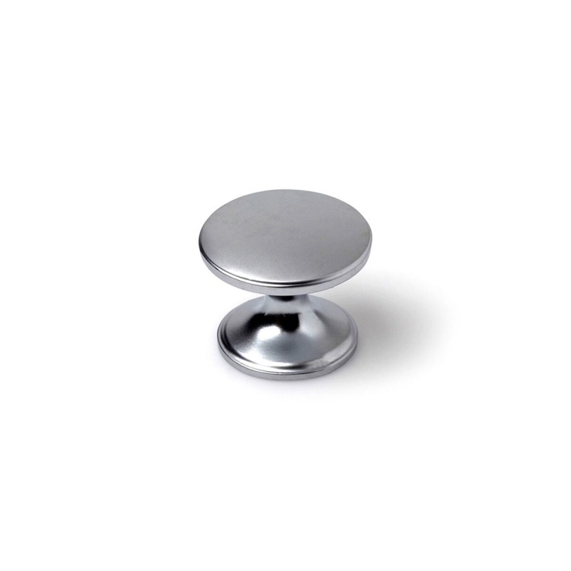 Pomo Rei 756 Argentato Metallo Ø 33 x 27 mm 4 Pezzi Pomo Rei 756 Argentato Metallo Ø 33 x 27 mm 4 Pezzi