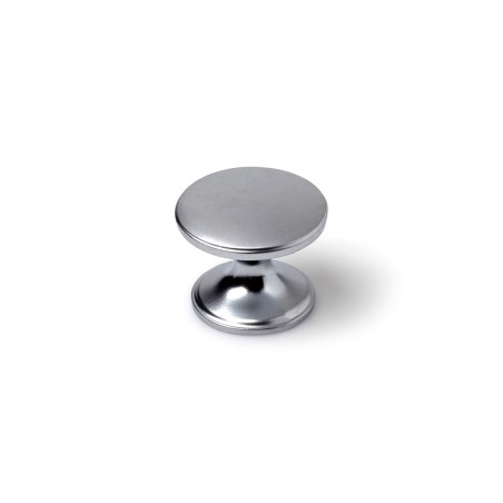 Pomo Rei 756 Argentato Metallo Ø 33 x 27 mm 4 Pezzi