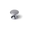 Pomo Rei 756 Argentato Metallo Ø 33 x 27 mm 4 Pezzi