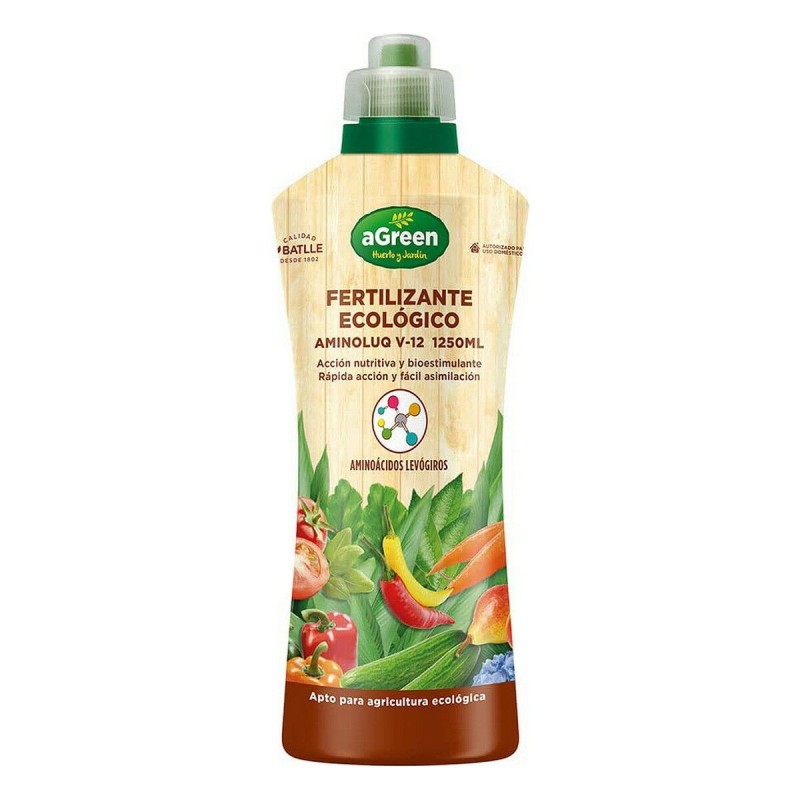 Fertilizzante per piante aGreen 1,25 L Ecologico Fertilizzante per piante aGreen 1,25 L Ecologico