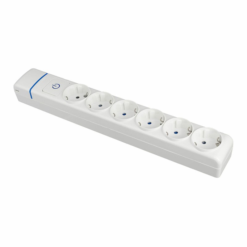 Multipresa 6 Prese con Interruttore Solera 8006pil 250 V 16 A Multipresa 6 Prese con Interruttore Solera 8006pil 250 V 16 A