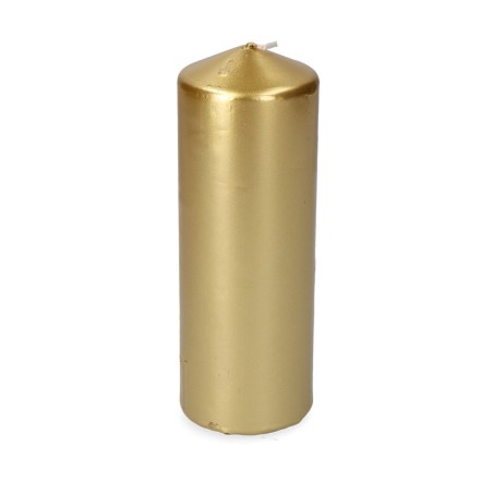 Candela Dorato Argentato Ø 7 x 20 cm 1 Unità