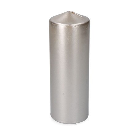 Candela Dorato Argentato Ø 7 x 20 cm 1 Unità