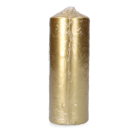 Candela Dorato Argentato Ø 7 x 20 cm 1 Unità