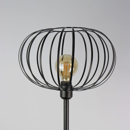 Lampada da Terra EDM 32122 Nero 60 W 220-240 V 35 x 35 x 150 cm Vintage