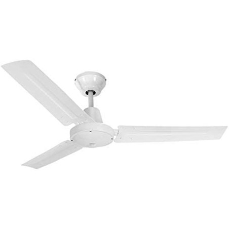 Ventilatore da Soffitto EDM 33981 Bianco 60 W Ø 140 cm industriale