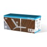 Ventilatore da Soffitto EDM 33981 Bianco 60 W Ø 140 cm industriale