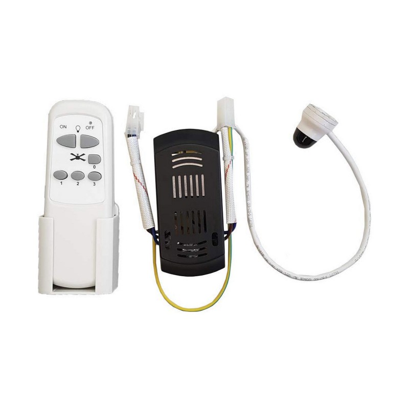 Telecomando EDM 00973 33988 33989 33806 33807 33803 Bianco Kit ventilatore Telecomando EDM 00973 33988 33989 33806 33807 33803 Bianco Kit ventilatore