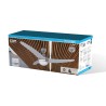 Ventilatore da Soffitto con Luce EDM 33804 Egeo Argentato 60 W
