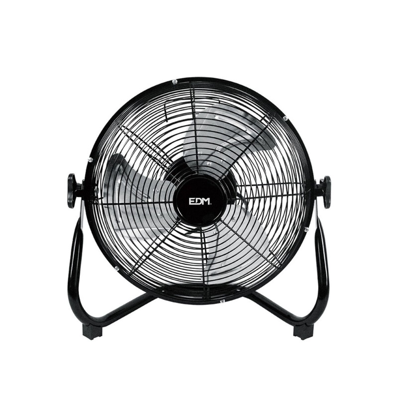 Ventilatore da Terra EDM industriale Nero 45 W Ø 30 x 41 cm Ventilatore da Terra EDM industriale Nero 45 W Ø 30 x 41 cm