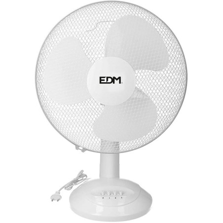 Ventilatore da Tavolo EDM Ø 40 x 61 cm Bianco 45 W