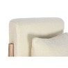 Sedia a Dondolo Home ESPRIT Bianco Naturale Legno d'albero della gomma 66 x 88 x 78 cm