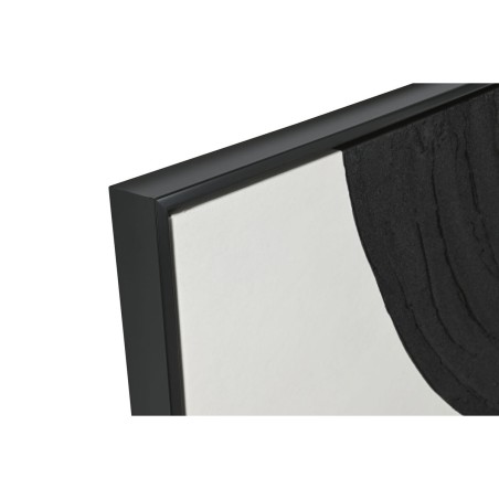 Quadro Home ESPRIT Bianco Nero Donna Moderno 103 x 4,5 x 143 cm (2 Unità)