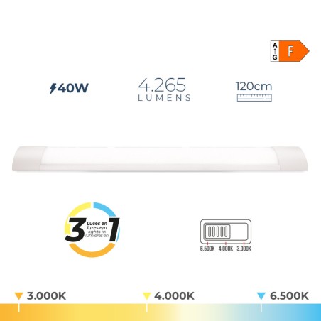 Lampada LED EDM 31866 F 40 W 4265 Lm (3000 K) (4000 K) (6500 K)