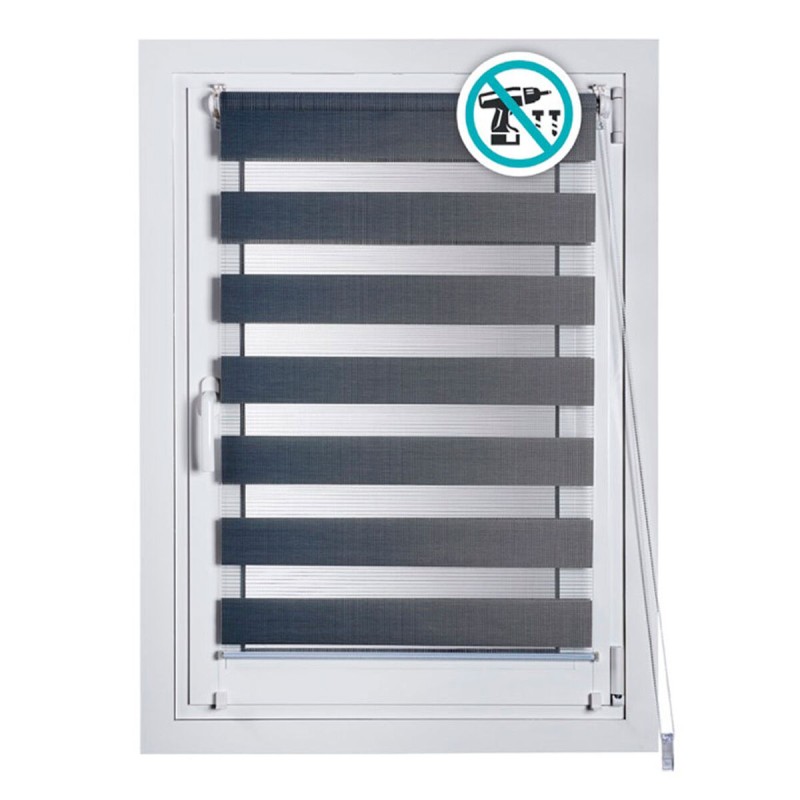 Store a rullo Stor Planet Clip&Fix Night&Day Argentato 120 x 180 cm Store a rullo Stor Planet Clip&Fix Night&Day Argentato 120 x 180 cm