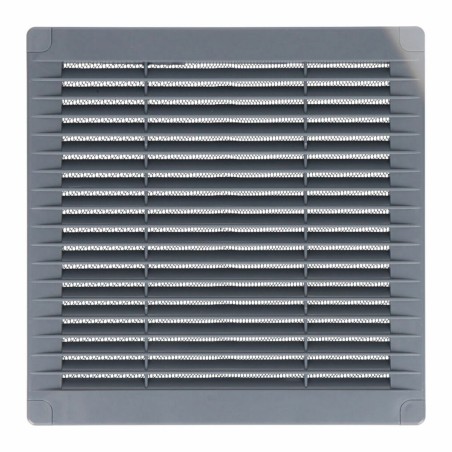 Griglia di ventilazione EDM 87705 Grigio 20 x 20 x 0,7 cm Zanzariera