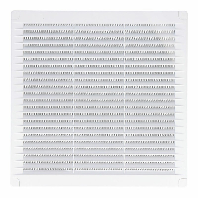 Griglia di ventilazione EDM 87706 Bianco 25 x 25 x 0,7 cm Zanzariera Griglia di ventilazione EDM 87706 Bianco 25 x 25 x 0,7 cm Zanzariera