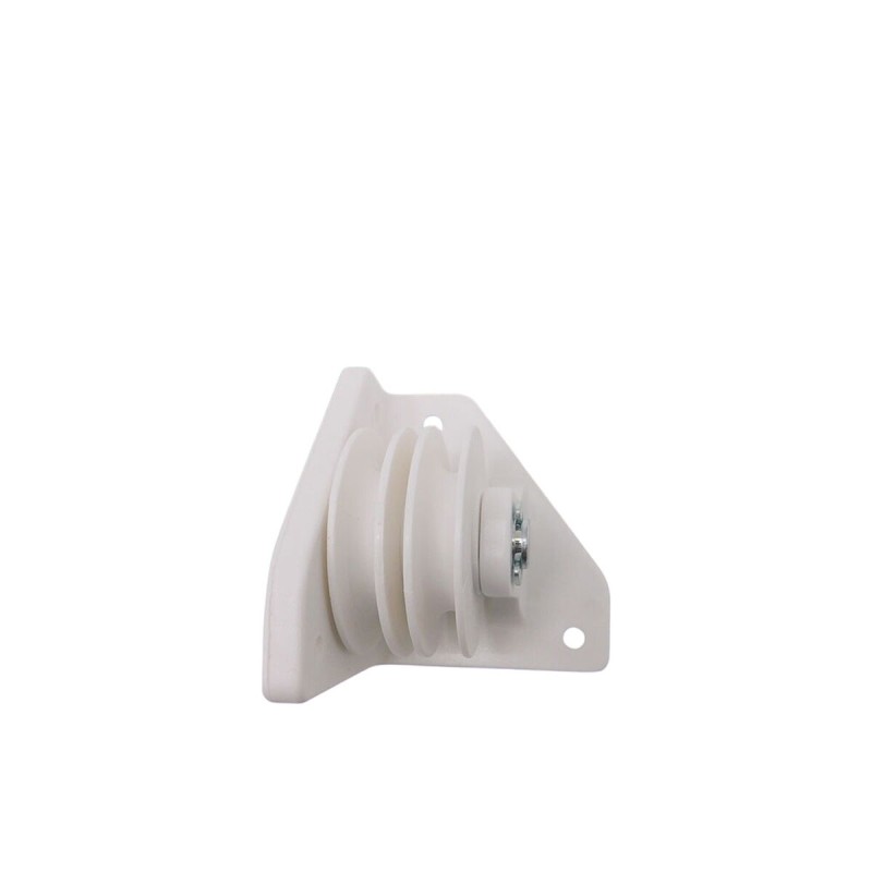 Carrucola per pergola Micel TLD20 Nylon 7,3 x 7,3 x 8 cm Laterale Bianco