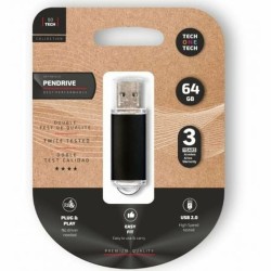 Memoria USB Tech One Tech TEC3008-64 Nero