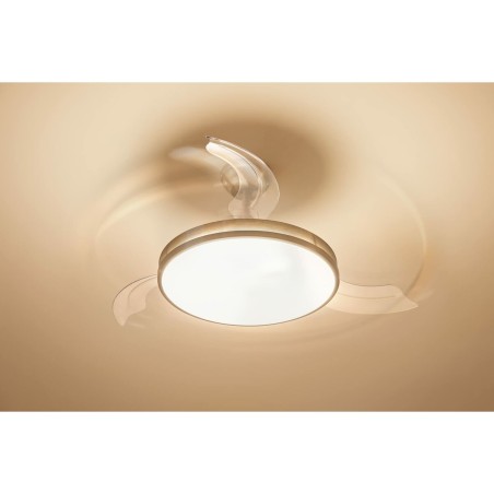 Ventilatore da Soffitto con Luce Philips Atlas 35 W 28 W 4500 Lm nichel (2700 K)