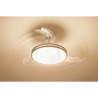 Ventilatore da Soffitto con Luce Philips Atlas 35 W 28 W 4500 Lm nichel (2700 K)