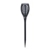 Picchetto solare da giardino Progarden Nero polipropilene Ø 10 x 58 cm Solare Effetto fiamma