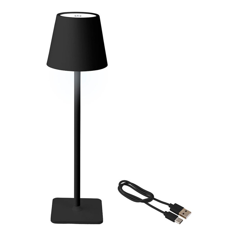 Lampada LED da Tavolo Lumineo 894376 Nero Metallo 17 cm Ricaricabile Lampada LED da Tavolo Lumineo 894376 Nero Metallo 17 cm Ricaricabile