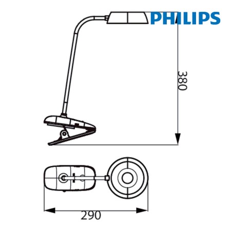 Lampada da tavolo Philips Lámpara de mesa Rosa 3 W