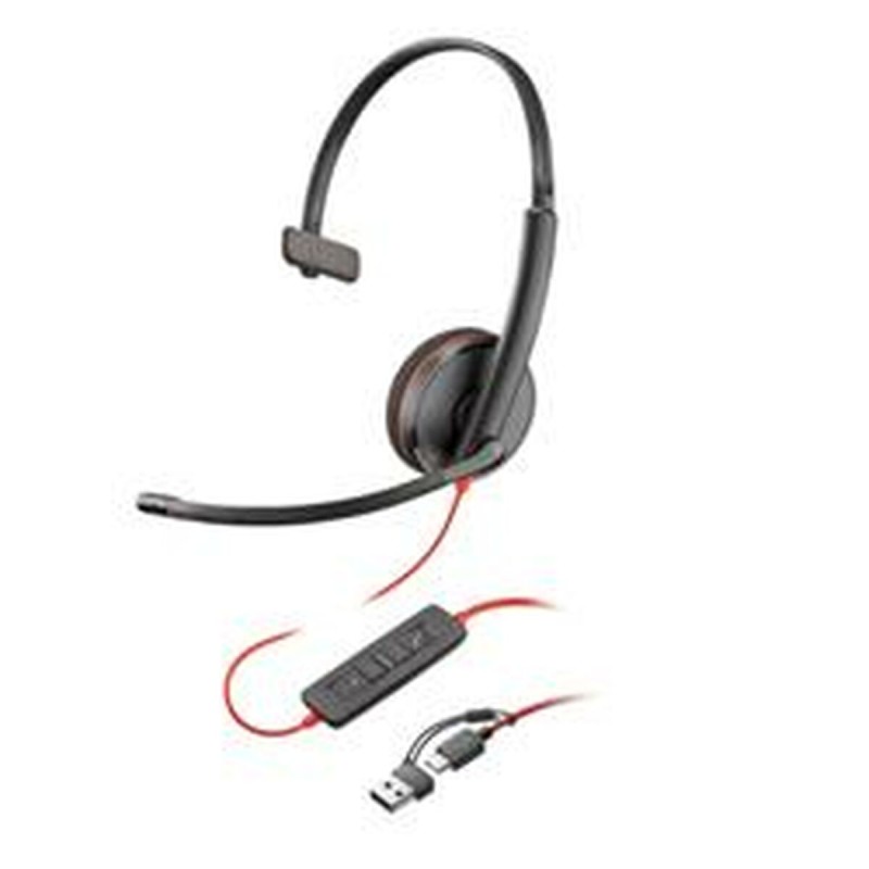 Auricolari con Microfono HP Blackwire 3210 Nero Auricolari con Microfono HP Blackwire 3210 Nero