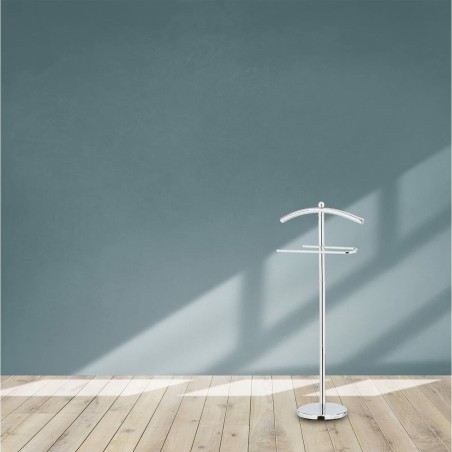 Maggiordomo appendiabiti Mondex INX409-00 Argentato 43 x 28 x 109 cm