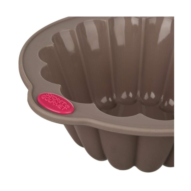 Stampo per Torte Secret de Gourmet Marrone Silicone 22 cm Stampo per Torte Secret de Gourmet Marrone Silicone 22 cm