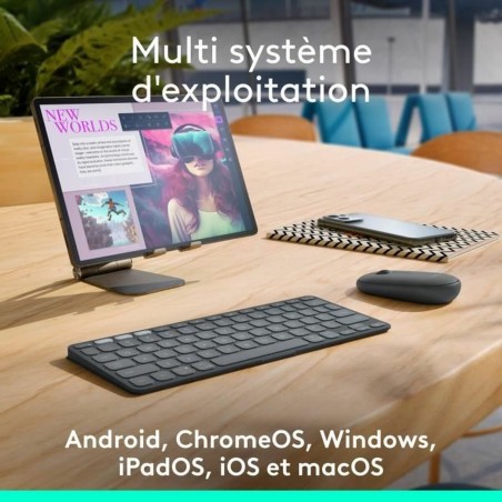 Custodia per iPad + Tastiera Logitech Keys-to-Go 2