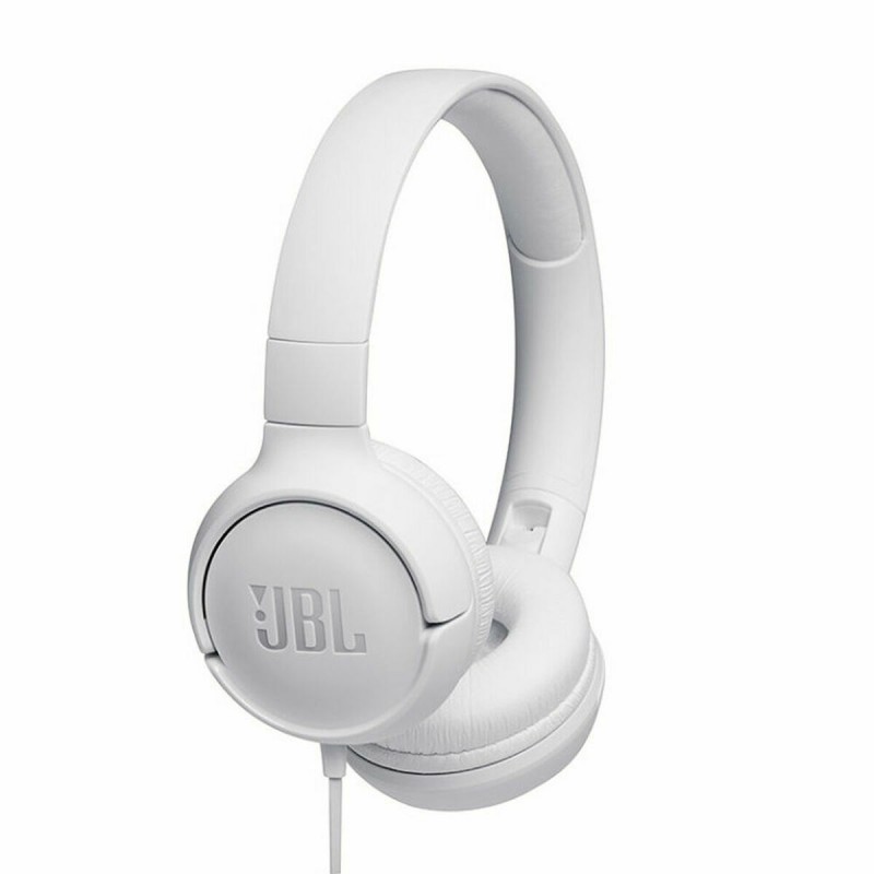 Auricolari Bluetooth con Microfono JBL Tune 500 Bianco Auricolari Bluetooth con Microfono JBL Tune 500 Bianco