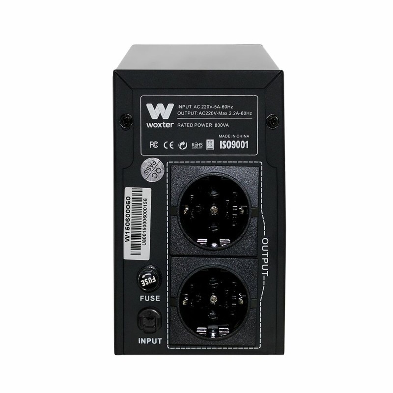 Gruppo di Continuità Interattivo UPS Woxter PE26-063 800 VA Gruppo di Continuità Interattivo UPS Woxter PE26-063 800 VA