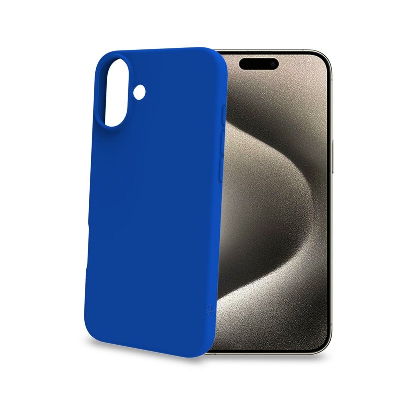 Custodia per Cellulare Celly IPHONE 16 PLUS Azzurro Apple Custodia per Cellulare Celly IPHONE 16 PLUS Azzurro Apple